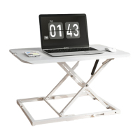 乐歌 升降电脑桌升降台站立办公电脑桌可折叠桌坐站交替 MN3雅白