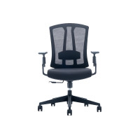 悦山 滑轮办公椅不带头枕B款 650*610*995-1095mm (计价单位:把)