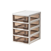 匹牧 办公室多层A4文件柜抽屉式学习本收纳柜 2层面宽32CM无轮透明抽屉柜 1个装 (计价单位:个)