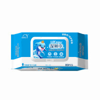 洗得宝 XDB-SCJ3493湿厕巾杀菌清洁呵护肌肤 80片湿厕巾纸 (计价单位:包) 蓝白