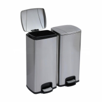 百晟长恒 BSCH-A98 脚踏款 垃圾桶 (计价单位:个) 银色