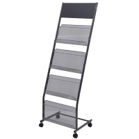 广博(GuangBo) SZZ5515 1230*480*360mm 报纸杂志架 (计价单位:个) 灰色