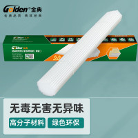 得力(deli) 3858 500mm 100支/盒 装订铆管 (单位:盒) 白色