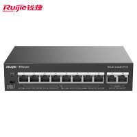 RUIJIE 10口千兆Poe交换机RG-ES110GD-P POE功率110W 非网管接入