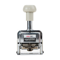 得力(deli)7510号码机 10位自动号码 自动进号 编号 页码机 十位