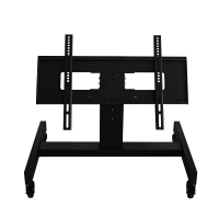 亮电 落地电视支架 移动挂架矮推车返看台口架视频会议推车2-75英寸矮款(计价单位:个)黑