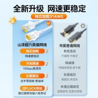 忆捷(EAGET) ECAT8 八类万兆网线 无氧铜 10米 网线 黑色(根)