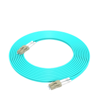 鸿星ATEN 万兆多模光纤跳线lc-lc 10米双芯尾纤 光纤跳线机房交换机服务器成品跳线