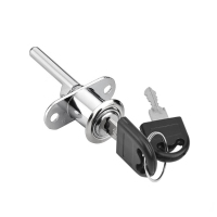 弘工 抽屉锁三连锁办公桌抽屉锁芯小锁三联锁文件柜锁头联动锁 16mm(计价单位:套)