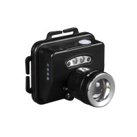 凯圣蓝 KD213 3.7V 3W LED光源 IP66 挥手感应 智能感应头灯 (台) 黑色