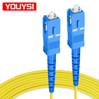 YOUYSI 光纤跳线 单模单芯SC-SC电信级 ATEN大方头损耗小 SC-SC 3米