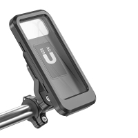 匹牧 电动电瓶摩托车手机架 防震防水机支架 全封闭防水手机架 兼容7英寸 横把款(计价单位:个)