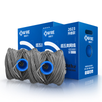 奥威尔(OWIRE) SSKJ-C5E-LZ60GY 0.50mm 灰 超五类4对非屏蔽网线 305.00 米/箱