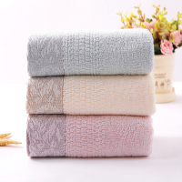 金号 GA1343毛巾家纺 纯棉素色提缎毛巾70*33cm 3条混色装( 红+黄+蓝)