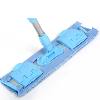 妙洁(MIAOJIE) 多功能 夹布拖平板拖把 0486家用木地板拖把 夹固式夹毛巾平板拖把地拖