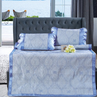 富安娜 (FUANNA) 陆离冰丝席 三件套 席片:150*200cm 枕套:74*48cm 富安娜 床上用品 单套装