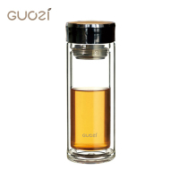 果兹 GZ-S06雅致双层保温杯商务口杯车载茶杯泡茶杯300ml