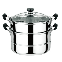 德世朗(DESLON) 蒸蒸日上两层多用蒸锅DFS-Z018B 德世朗生活电器多用蒸锅 单台装