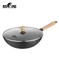 德国司顿(STONE) STH077司顿32CM捶打纹炒锅 锅具 54.5*32.8*14.8CM 单台装 炒锅