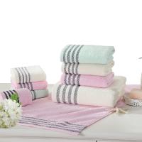 LOVO家纺 爱家纯棉毛巾系列套装一 毛巾*2套装 单套装