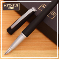 得力(deli) S150EF(0.5mm) 黑色米修斯商务经典钢笔EF金属笔尖 黑色单盒装