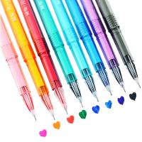 晨光 (M&G) 钻石中性笔 5702 全针管 12支0.5mm 黑/红/蓝/晶蓝 4色可选 ,晶蓝色