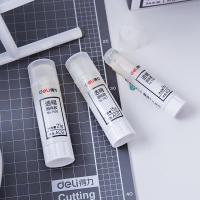 得力 (deli) 透明固体胶21g胶棒粘性强手工课胶水透明固体胶棒ACR材质3支装 7108