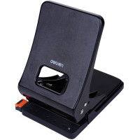 得力(deli)0143 省力打孔机120*165*70mm 黑/白/蓝