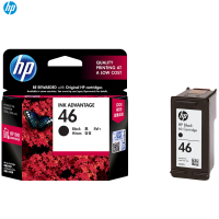 惠普(HP)CZ637AA 46号 黑色墨盒(硒鼓/粉盒)黑色 2只价(个)