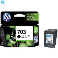 惠普 CD887AA 703 黑色打印机墨盒 黑色 2支价(个)