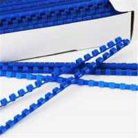 得力(deli)3833-21 孔装订胶圈(蓝) (100支/盒)deli3833