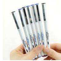 晨光(M&G)蓝色黑色全针管中性笔GP1390 0.5mm 红黑蓝三色可选 12支装