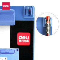 得力(deli)deli9254书写板夹A5大小书写垫板带塑料夹和笔夹文件资料板夹办公学生文具(个)