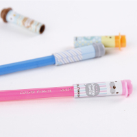 得力(deli)0491 铅笔套笔头保护帽韩版创意文具半透明铅笔笔帽 延长器开学用品 4只/包 10包装(包)