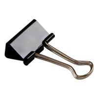 得力(deli) 8561 1#黑色长尾夹/长尾票夹50mm 12只/筒 单筒价格 单筒装.