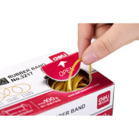 得力(deli)盒装经济实用弹力橡胶圈/橡皮筋/牛皮筋3217 100g