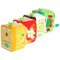 得力(deli)学生文具0671果缤纷系列削笔机手摇削笔器铅笔刨 学生卷笔刀