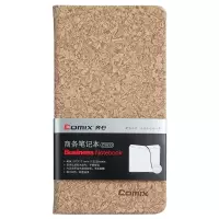齐心(COMIX) C5833 软木纹 皮面 笔记本 48K 122张 黄色 30本/箱 一箱起订 单本价格