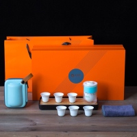 大润窑(DA RUN YAO)千里江山图居家套组 9件套 单套装