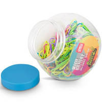 得力(deli)镀镍时尚彩色防锈曲别针/回形针 0053 3# 200枚/盒 单盒价格