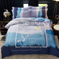 杉杉(FIRS)QFS-18819爱莎纯棉四件套(3个花型)颜色如图 单套装