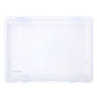 得力(deli)档案盒5702 透明PP收纳文件盒 A4资料整理盒 单个价格