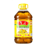 鲁花 食用油 非转基因 压榨 特香菜籽油 5L 4桶/箱 单桶价格 1箱起订