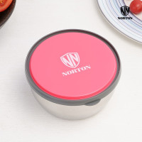 诺顿(NORTON) 5GQL016 巧乐多用保鲜碗厨房保鲜盒不锈钢加厚圆形密封碗泡面碗便当碗带盖单层便当饭盒防漏单个装