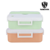 诺顿(NORTON) 5GMD1200 麦迪便当盒放溢漏三格分格保温学生儿童餐盒便当盒PP材质 单个装