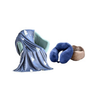 路易卡罗(Louiskellog) 休闲两件套(披肩毯.颈枕)LK-1211