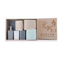 内野(UCHINO) JD71672-N 素色静雅卫浴七件套 卫浴套盒 单套价格