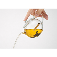 八馬茶業 明韵玻璃套组型号TZB007/套(高硼硅玻璃茶壶250ml/1个,高硼硅玻璃茶杯60ml/1个)单套装