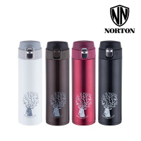 诺顿(NORTON) 5GYLQ500 优乐趣弹跳杯 水杯 304真空不锈钢 500ML 白色/黑色/红色/咖啡色备注