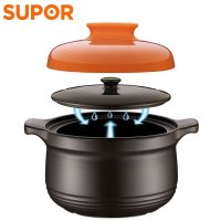 苏泊尔(SUPOR) TB45H1盖无双新陶养生煲.深汤煲 4.5L 单台价